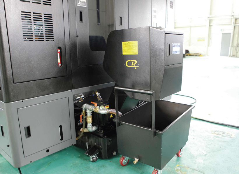 Магнитный сепаратор стружки и бак СОЖ